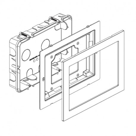 Boitier d’encastrement Urmet - pour moniteur 7" du Kit Note 2