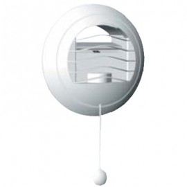 Bouche d'extraction autoreglable bi-débit BAR 45/105 - 45m³/h - sans manchette - Avec cordelette