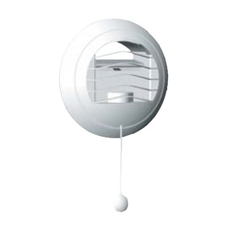 Bouche d'extraction autoreglable bi-débit BAR 45/105 - 45m³/h - sans manchette - Avec cordelette