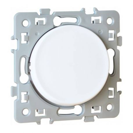 Bouton poussoir Square 1 poste - 10AX - 250V - Blanc