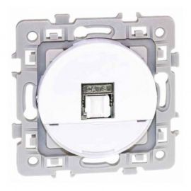 Prise RJ45 Cat6 Grade1 Square - TEL+INF UTP - 250V - Blanc