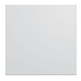 Enjoliveur Hager Gallery pour interrupteur - 2 modules - Blanc