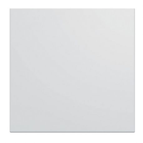 Enjoliveur Hager Gallery pour interrupteur - 2 modules - Blanc