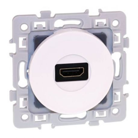 Prise HDMI 1.4 Square - Blanc