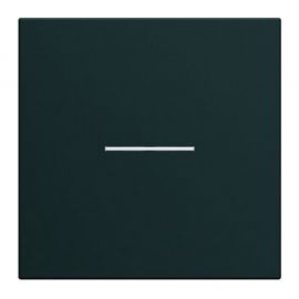Enjoliveur Hager Gallery pour va-et-vient à voyant - 2 modules - Noir
