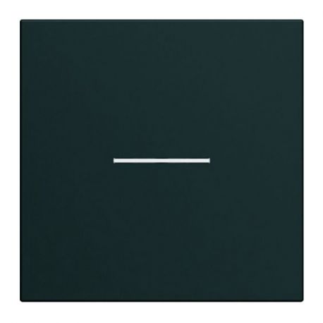 Enjoliveur Hager Gallery pour va-et-vient à voyant - 2 modules - Noir