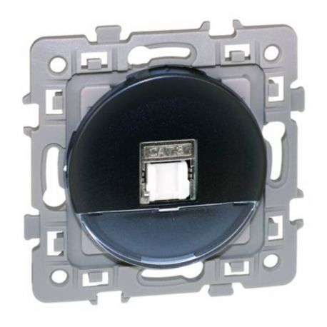 Prise Rj45 Cat5E Grade1 Square - UTP - Vulcain