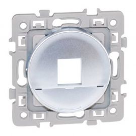 Cadre support pour noyaux RJ45 Square - 1 poste - Silver