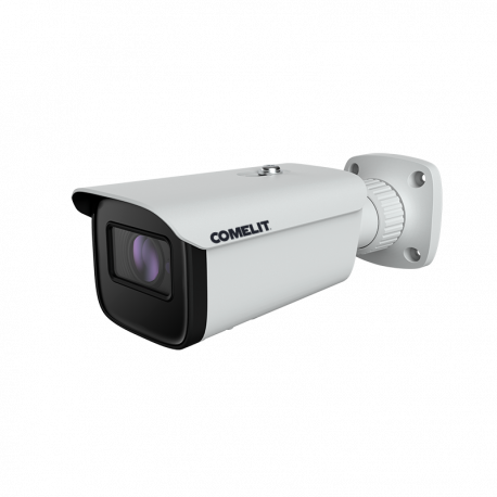 Caméra de vidéosurveillance IP Bullet all-in-one série Next Comelit -  optique 2.8mm - IR 50m - 4MP@30 fps - 12VCC - Blanc