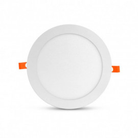Spot plat blanc - Plafonnier LED 18W- Ø 220mm - 3000K