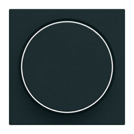 Enjoliveur variateur rotatif Hager Gallery - Noir
