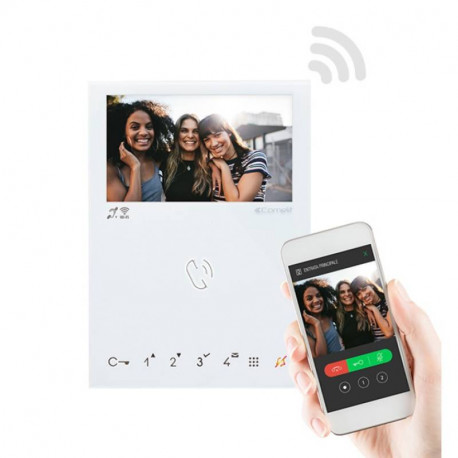 Moniteur mini mains libres Wifi BM - 4,3 pouces -16/9 - Blanc