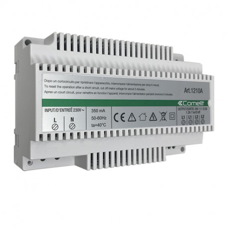Alimentation pour systèmes audio ou audio/vidéo Comelit - Simplebus 2