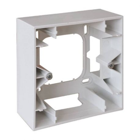 Cadre saillie Square - 1 poste - Blanc