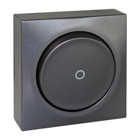 Bouton poussoir avec témoin lumineux Dune Eur'Ohm - Complet - Vulcain - NF