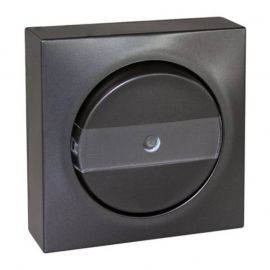 Bouton poussoir avec porte-étiquette lumineux Dune Eur'Ohm - Complet - Vulcain - NF