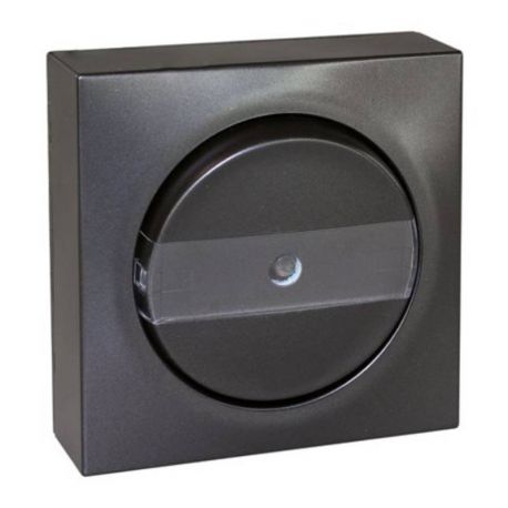 Bouton poussoir avec porte-étiquette lumineux Dune Eur'Ohm - Complet - Vulcain - NF