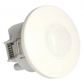 Détecteur de présence IR Arlux - 1000W - Saillie et encastré - Blanc