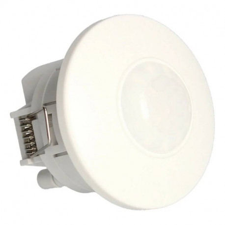 Détecteur de présence IR Arlux - 1000W - Saillie et encastré - Blanc