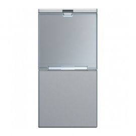 Enjoliveur Hager Gallery pour interrupteur avec porte-étiquette - 1 module - Titane