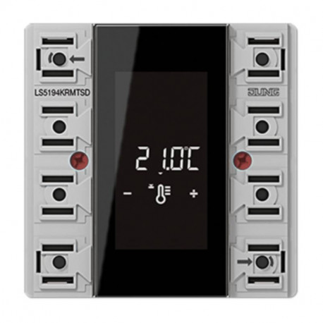 Mécanisme contrôleur d'ambiance 8 touches KNX Jung - Régulation de température, variation, volet, etc