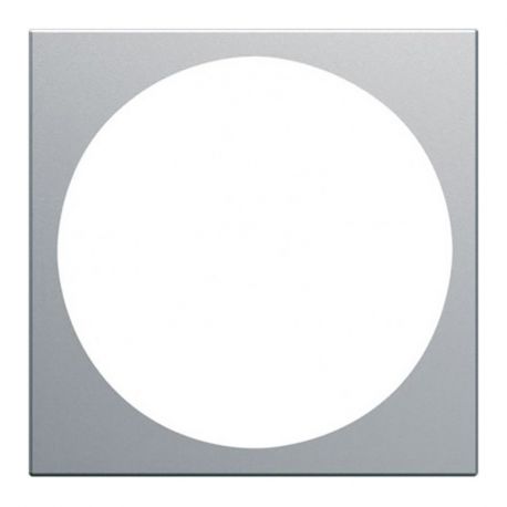 Enjoliveur VDI Hager Gallery - 2 modules - Titane