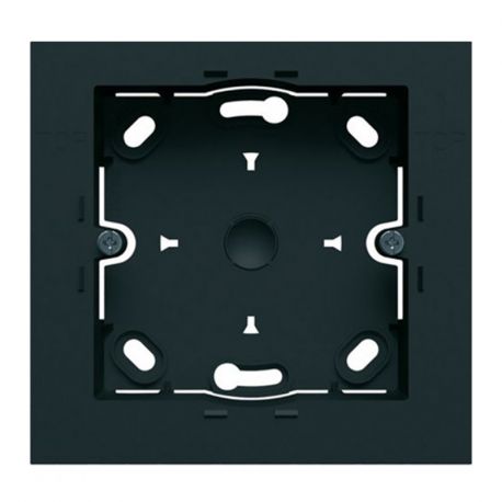 Boîte saillie simple Hager Gallery - Composable - IP21 - Noir