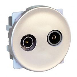 Prise TV+FM Comète 1 poste - Titane