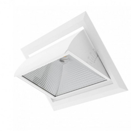 Spot LED Focéa 1 SX Plus Indigo - Orientable - Rectangulaire - 40W - 3CCT - Blanc - Non dimmable