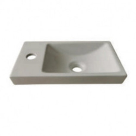 Plan lave-mains Média Aquance - Céramique - 40x22.5 cm