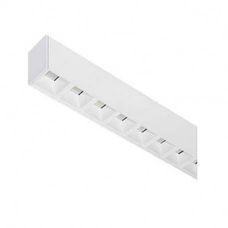 Plafonnier linéaire LINEAR 1C Indigo - 38W - Blanc - Dimmable - IP20