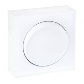 Interrupteur bouton poussoir Dune Eur'Ohm - Blanc - NF