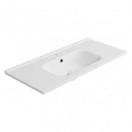 Plan vasque PLAN18233 - Mineral brillant Aquance - L1000 mm