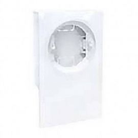 Cadre 1 poste moulure Dune Eur'Ohm - Hauteur 16mm - Pour fonctions simples - Blanc