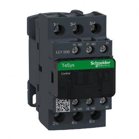Contacteur TeSys LC1D Schneider Electric - 440V - 3P - AC-3 - 32A - Bobine 400Vca