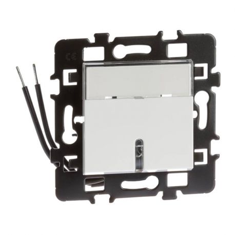 Poussoir porte-étiquette lumineux Esprit 10A - Avec lampe 230V