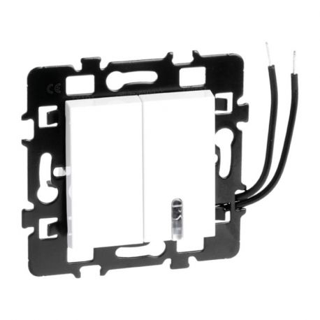 Poussoir et poussoir lumineux ou témoin Esprit 16A - Avec lampe 230V