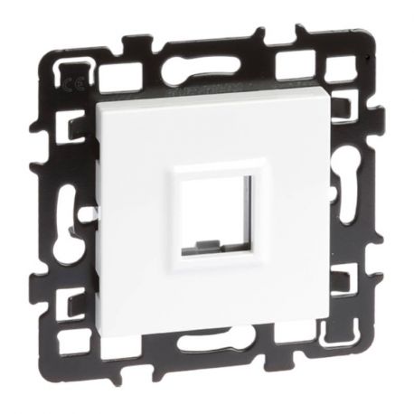 Cadre support pour noyaux RJ45 - Blanc
