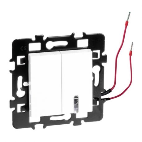 Va et vient & va et vient lumineux et témoin Esprit 16A - Avec lampe 230V