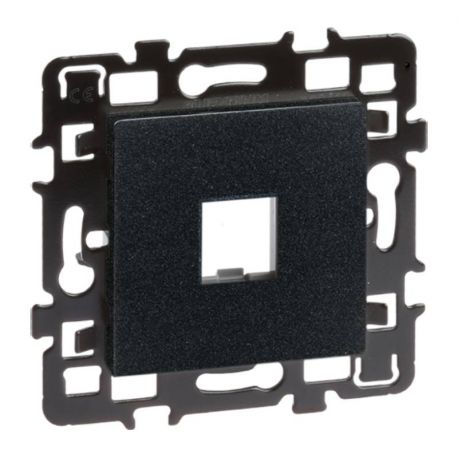 Cadre support pour noyaux RJ45 - Anthracite