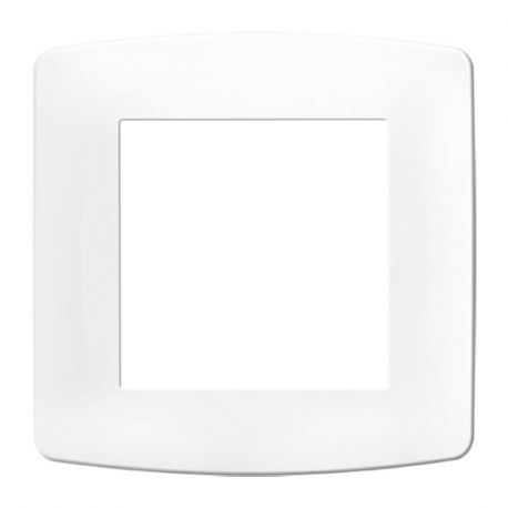 Lot de 50 plaques Esprit - 1 poste - Blanc