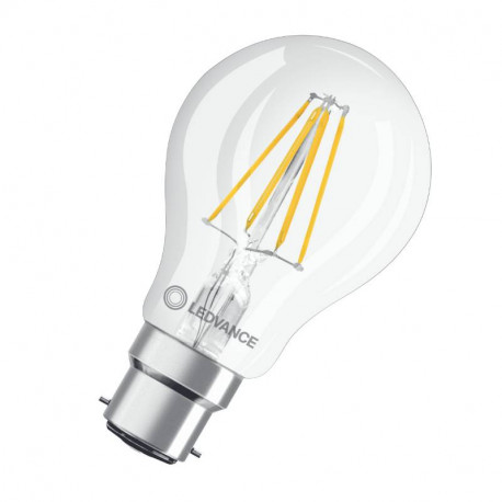 Ampoule LED filament sphérique Ledvance - B22 - 6.5W - 2700K - 806Lm - Non dimmable