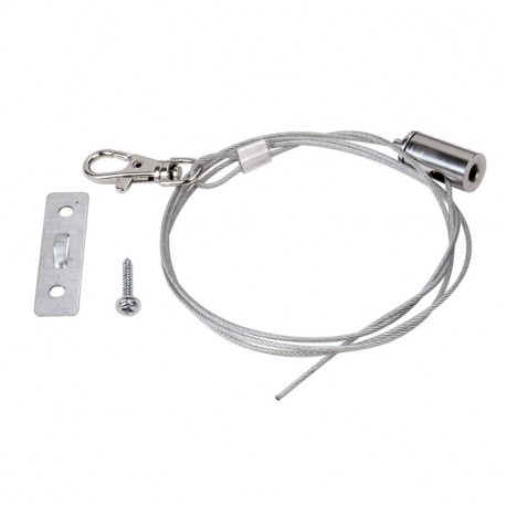 Kit de sécurité de rechange pour dalle LED Aric - Filin + fixations