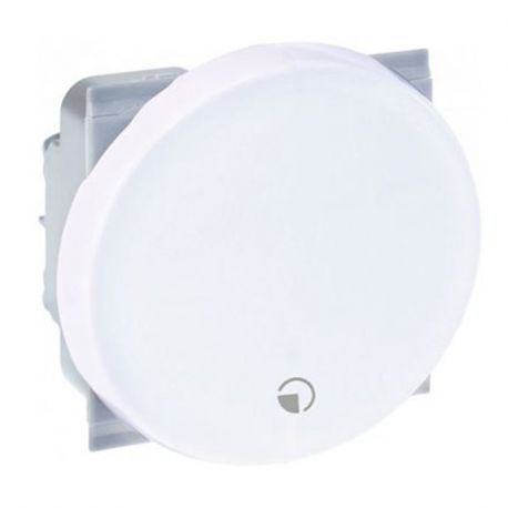 Interrupteur temporisé programmable Comète - 1 poste - Blanc