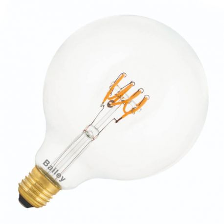 Ampoule LED à filament Spiraled Leslie E27 - 4W - 2200K - 180lm - Clair - Dimmable