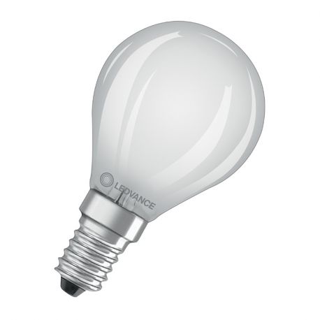 Ampoule LED filament sphérique Ledvance - E14 - 4W - 2700K - 470Lm - Non dimmable