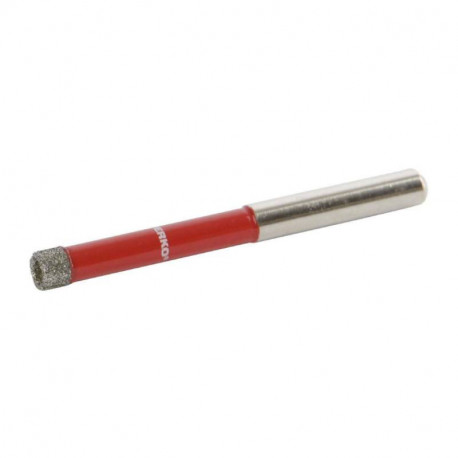 Scie trépan diamant à l'eau Erko - Queue cylindrique - Ø6mm