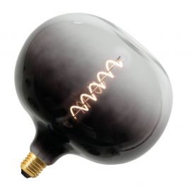 Lampe globe fumée à filament COBBLE Aric - E27 - 4W - 1700°K - 60lm - Dimmable