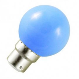 Ampoule LED B22 - 1W - Bleu