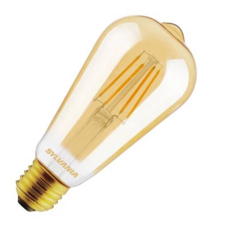 Lampe LED Toledo Retro ST64 Golden - 400LM - E27